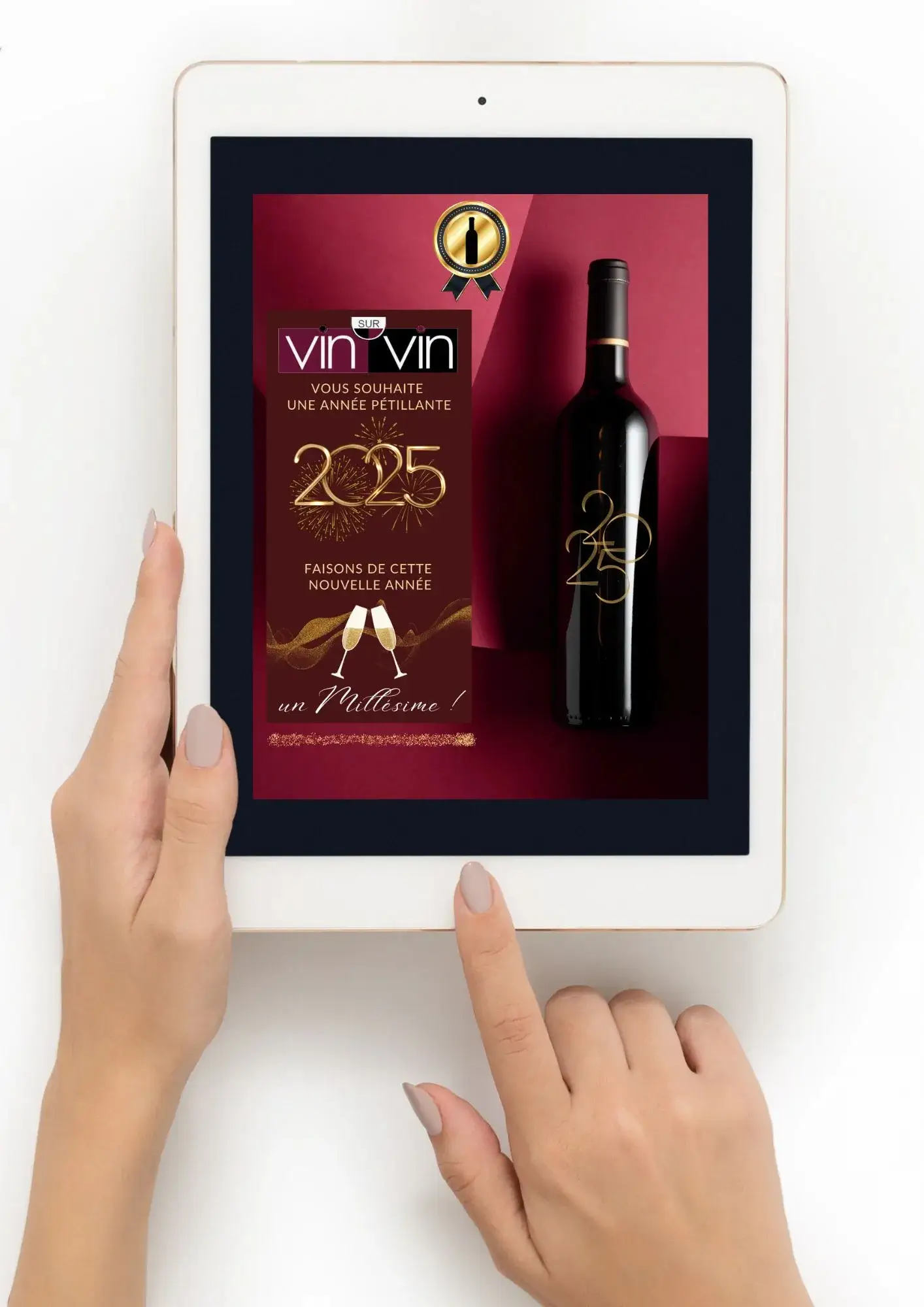 Réalisation photographies et design par Maéva François de L'Agence Khaleessi pour Vin sur Vin